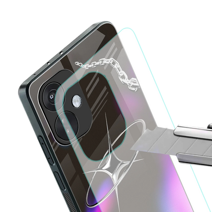 Star Luxe stylish phone case for oneplus nord ce 3 | glossy glass and slim fit