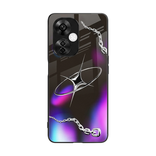 Star Luxe back phone cover | glass case for oneplus nord ce 3 lite
