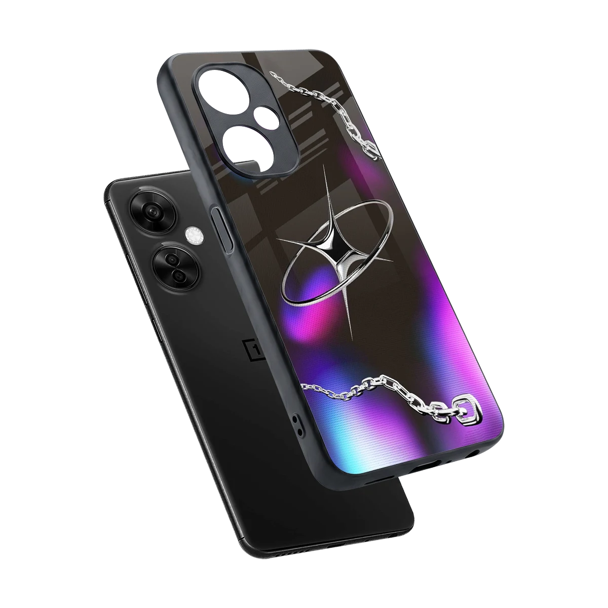Star Luxe sleek oneplus nord ce 3 lite cover with tempered glass back and TPU edges