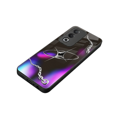 Star Luxe stylish phone case for oppo a3 pro | glossy glass and slim fit