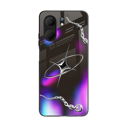 Star Luxe back phone cover | glass case for oppo a5x 5g