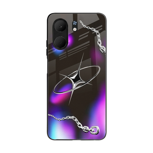 Star Luxe back phone cover | glass case for oppo a5x 5g