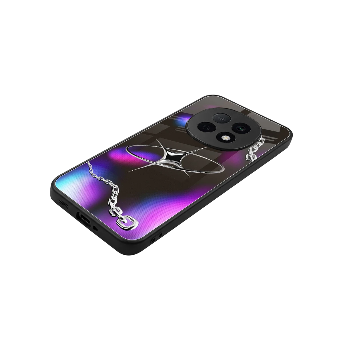 Star Luxe stylish phone case for oppo f29 pro 5g | glossy glass and slim fit