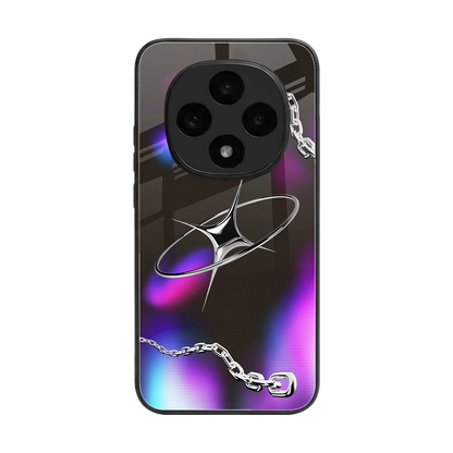 Star Luxe back phone cover | glass case for oppo f31 pro 5g
