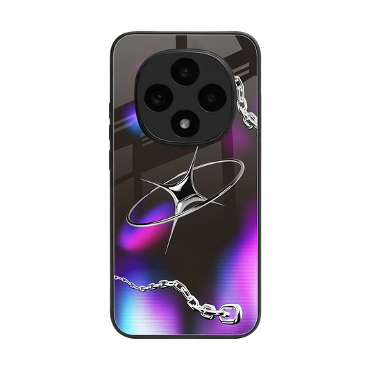 Star Luxe back phone cover | glass case for oppo f31 pro 5g