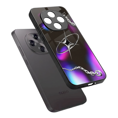 Star Luxe sleek oppo f31 pro 5g cover with tempered glass back and TPU edges