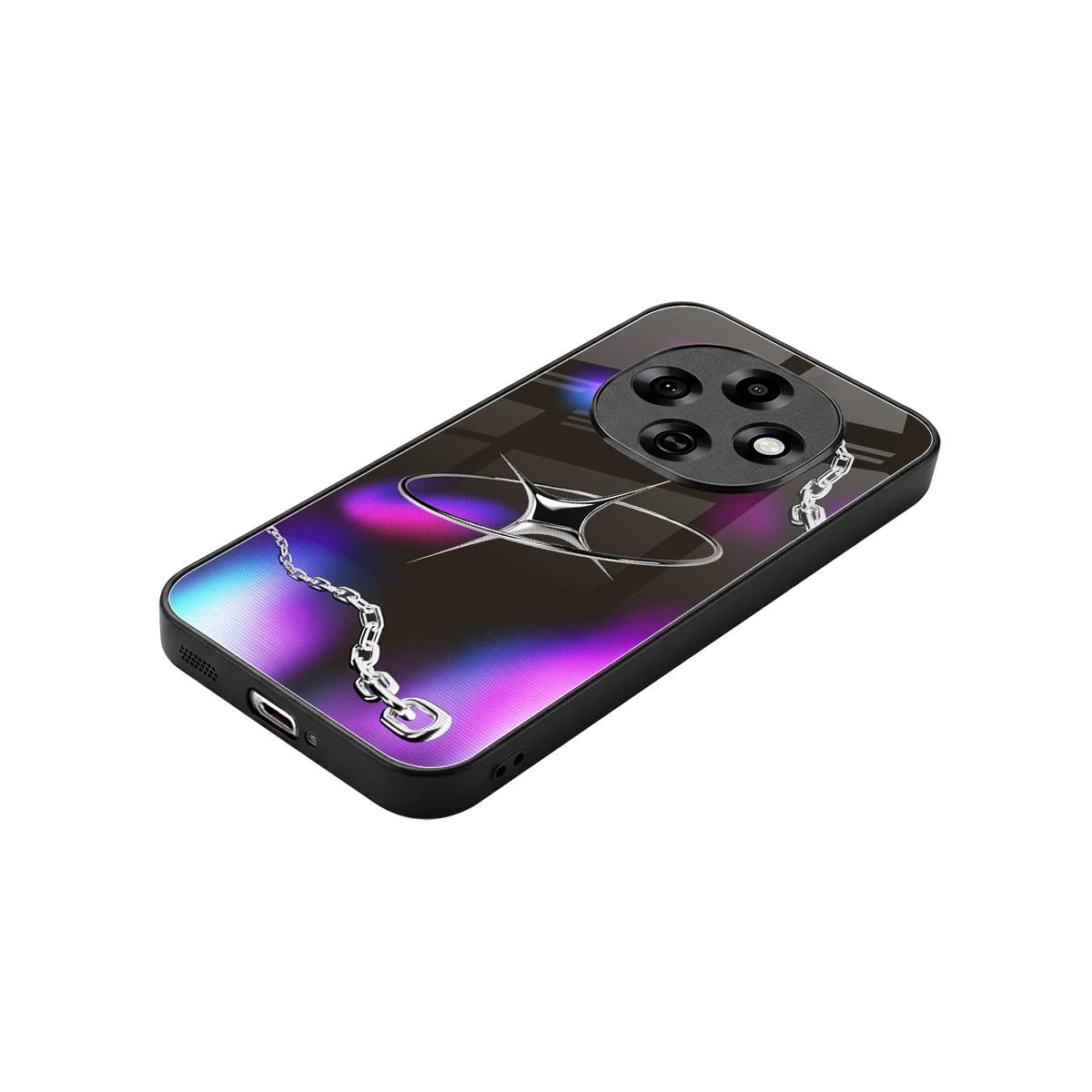 Star Luxe stylish phone case for oppo f31 pro 5g | glossy glass and slim fit