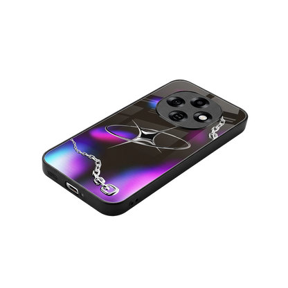 Star Luxe stylish phone case for oppo f31 pro 5g | glossy glass and slim fit