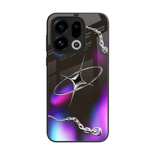 Star Luxe back phone cover | glass case for oppo find x9