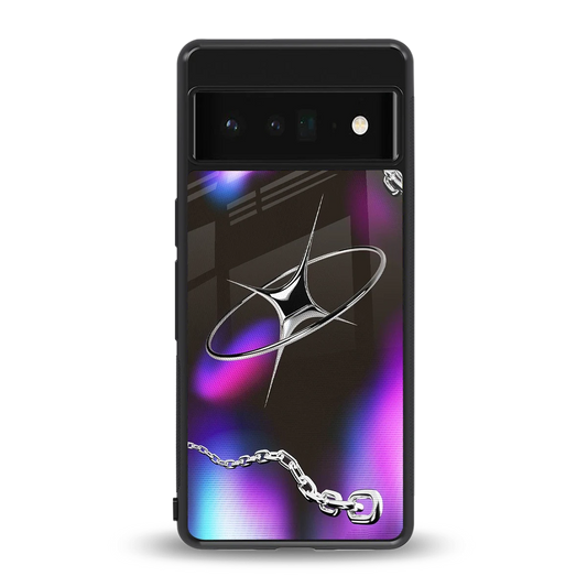 Star Luxe back phone cover | glass case for google pixel 6 pro