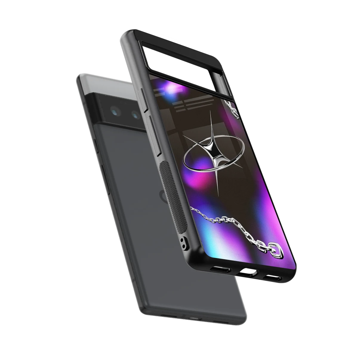 Star Luxe sleek google pixel 6 pro cover with tempered glass back and TPU edges