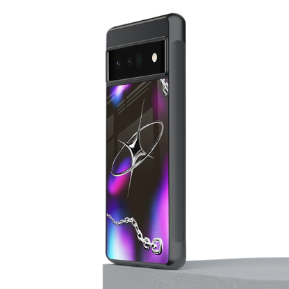 Star Luxe stylish phone case for google pixel 6 pro | glossy glass and slim fit