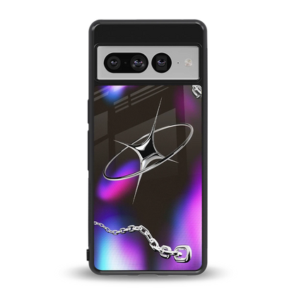 Star Luxe back phone cover | glass case for google pixel 7 pro