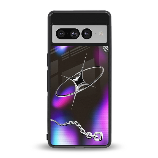 Star Luxe back phone cover | glass case for google pixel 7 pro
