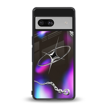 Star Luxe back phone cover | glass case for google pixel 7
