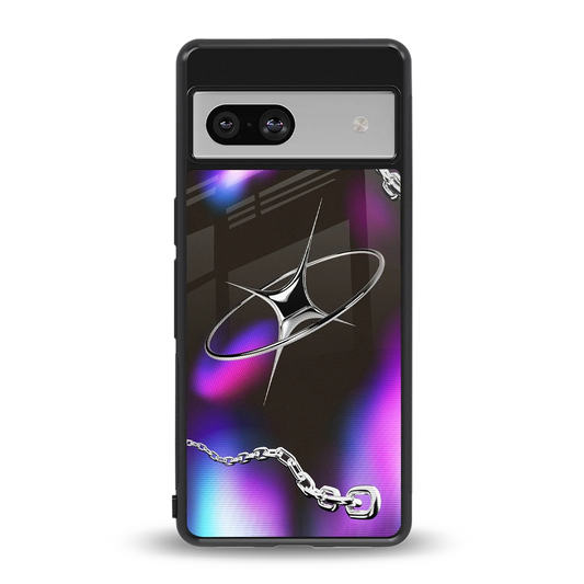 Star Luxe back phone cover | glass case for google pixel 7