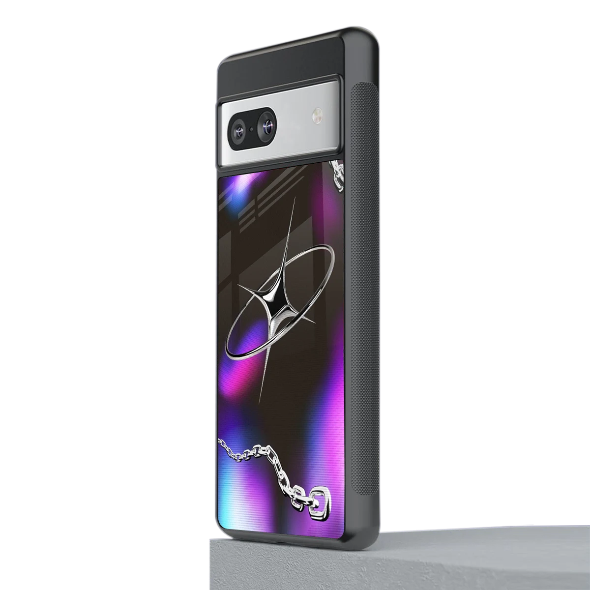 Star Luxe stylish phone case for google pixel 7 | glossy glass and slim fit