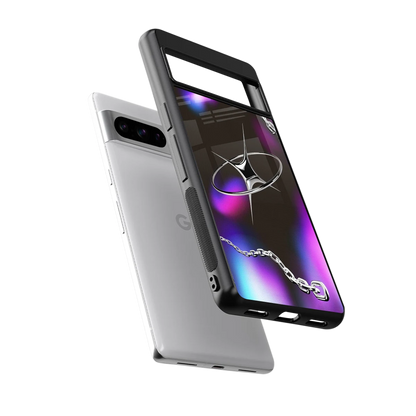 Star Luxe sleek google pixel 8 pro cover with tempered glass back and TPU edges