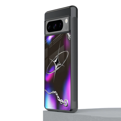Star Luxe stylish phone case for google pixel 8 pro | glossy glass and slim fit
