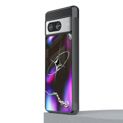 Star Luxe stylish phone case for google pixel 8 | glossy glass and slim fit