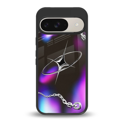 Star Luxe back phone cover | glass case for google pixel 9