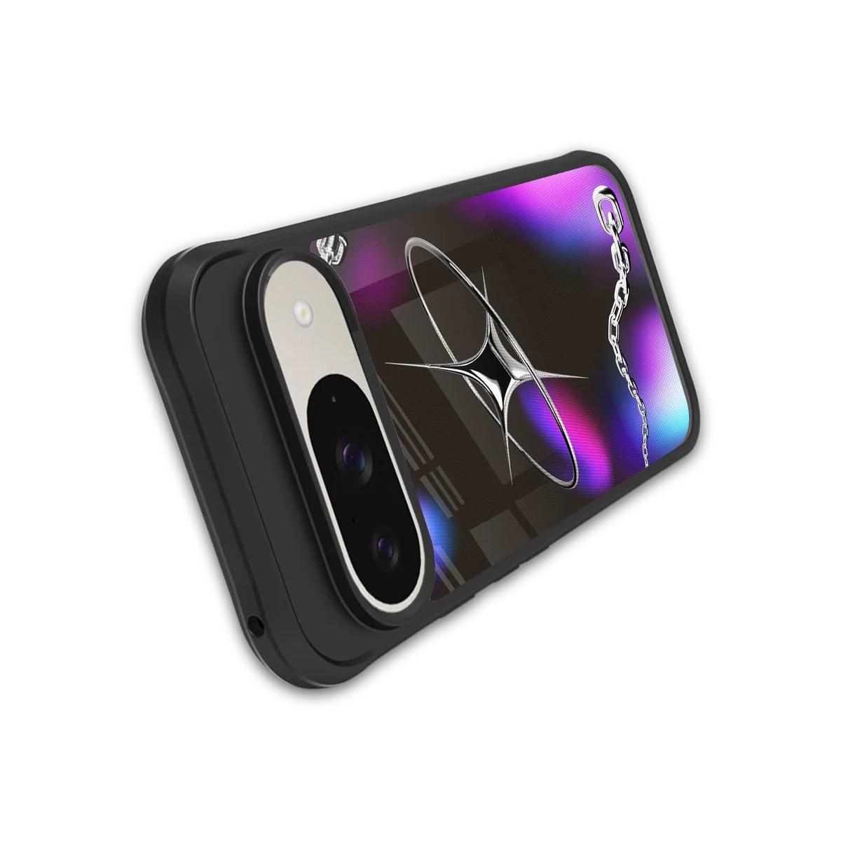 Star Luxe stylish phone case for google pixel 9 | glossy glass and slim fit