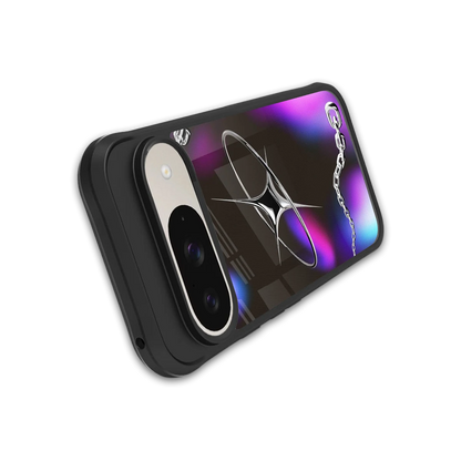 Star Luxe stylish phone case for google pixel 9 | glossy glass and slim fit