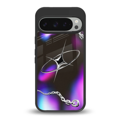 Star Luxe back phone cover | glass case for google pixel 9 pro xl