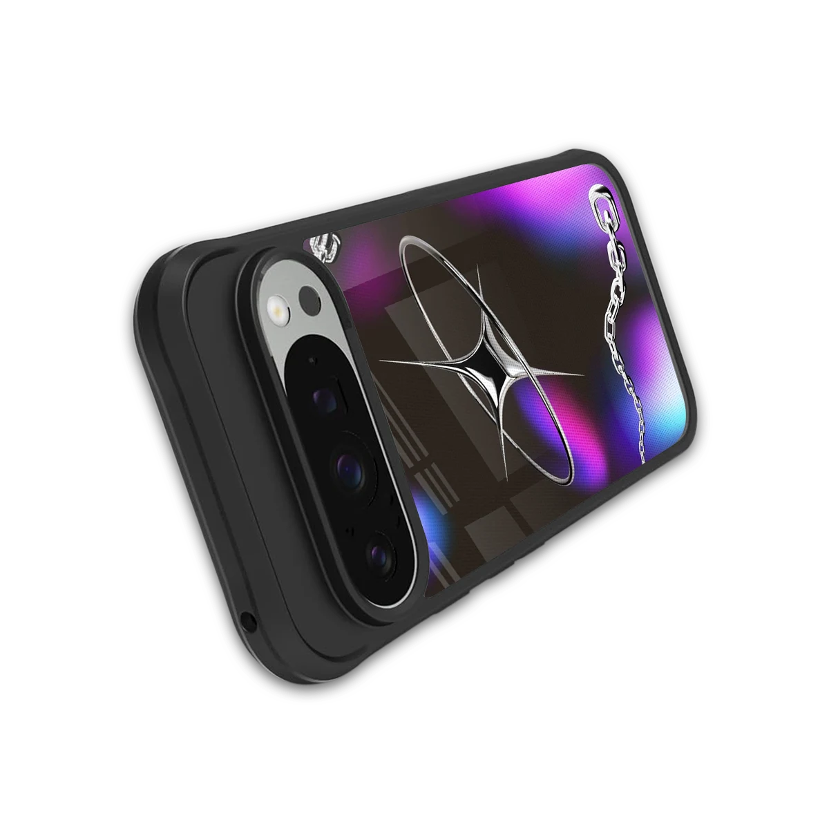 Star Luxe stylish phone case for google pixel 9 pro xl | glossy glass and slim fit