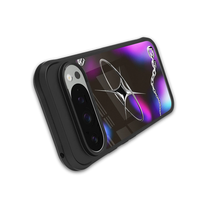 Star Luxe stylish phone case for google pixel 9 pro xl | glossy glass and slim fit
