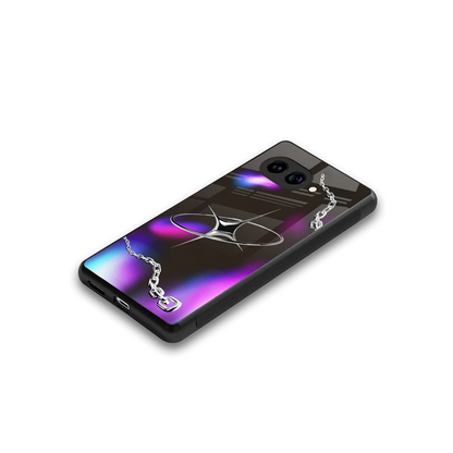 Star Luxe stylish phone case for google pixel 10a | glossy glass and slim fit