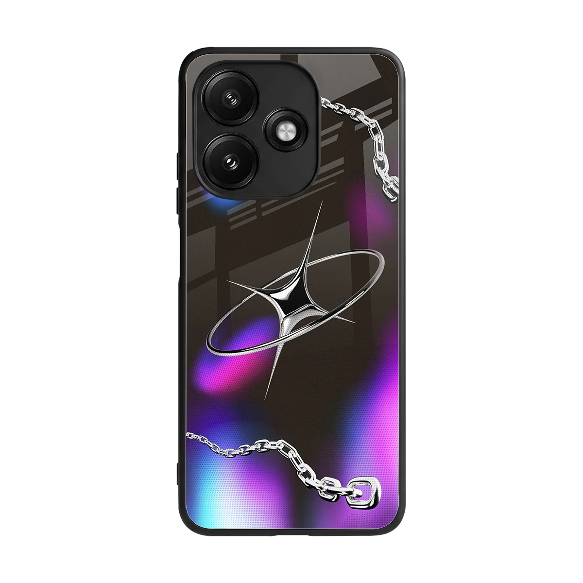 Star Luxe back phone cover | glass case for redmi 12 5g