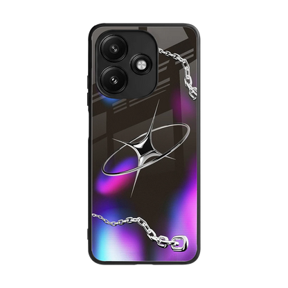 Star Luxe back phone cover | glass case for redmi 12 5g