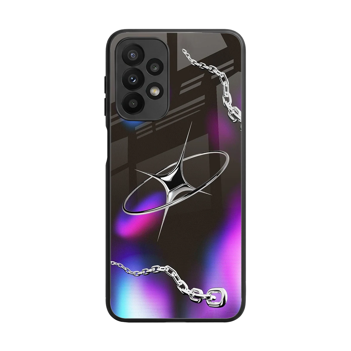 Star Luxe back phone cover | glass case for samsung galaxy a23