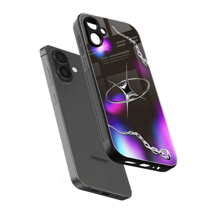 Star Luxe sleek samsung galaxy a06 5g cover with tempered glass back and TPU edges