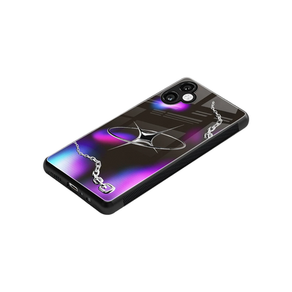 Star Luxe stylish phone case for samsung galaxy a06 5g | glossy glass and slim fit