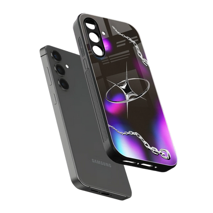 Star Luxe sleek samsung galaxy a55 5g cover with tempered glass back and TPU edges
