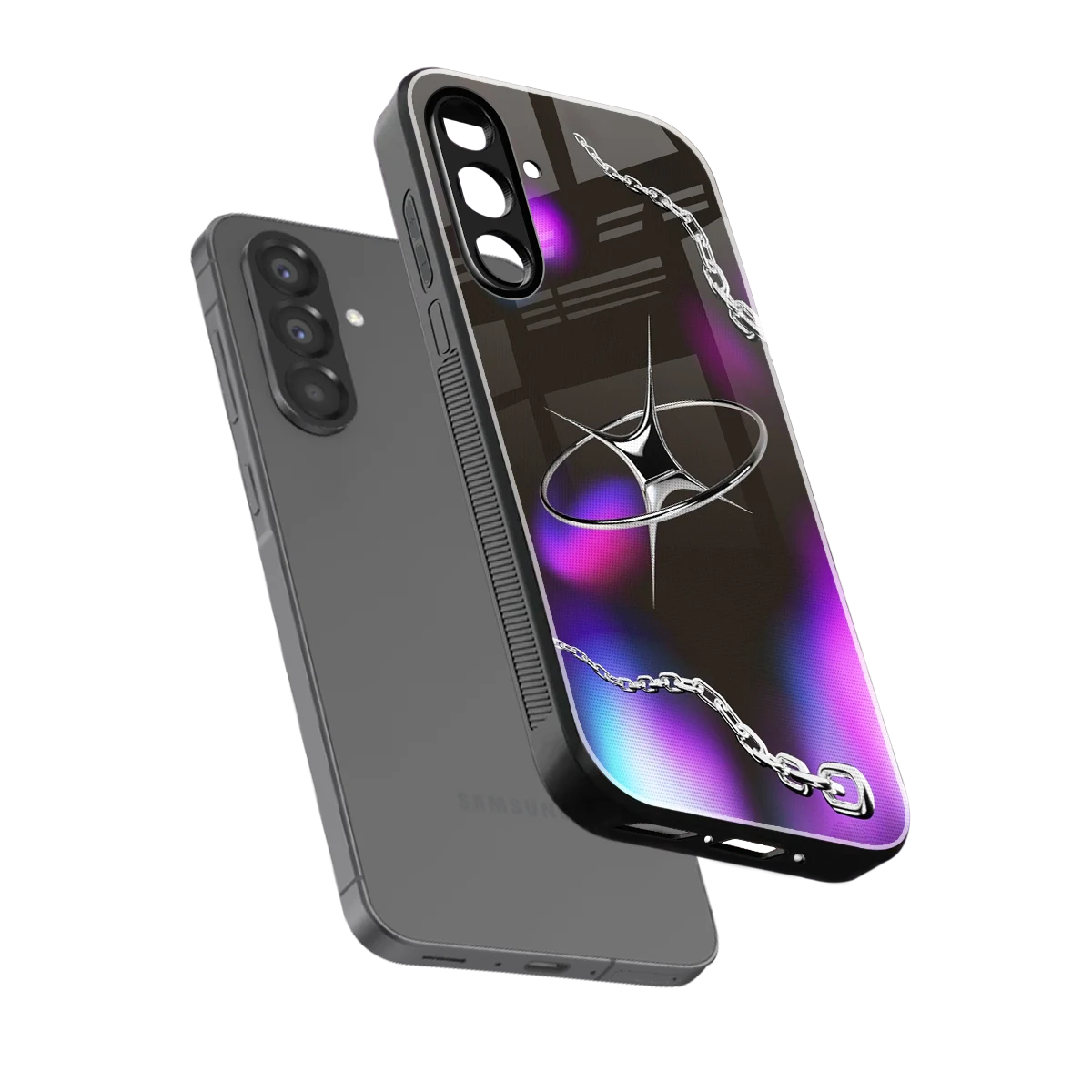 Star Luxe sleek samsung galaxy a17 5g cover with tempered glass back and TPU edges