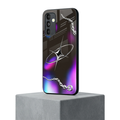 Star Luxe samsung galaxy m14 5g mobile cover | shockproof glass phone case