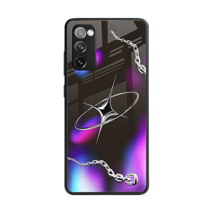 Star Luxe back phone cover | glass case for samsung galaxy s20 fe
