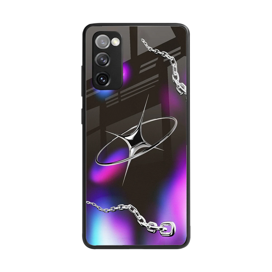 Star Luxe back phone cover | glass case for samsung galaxy s20 fe