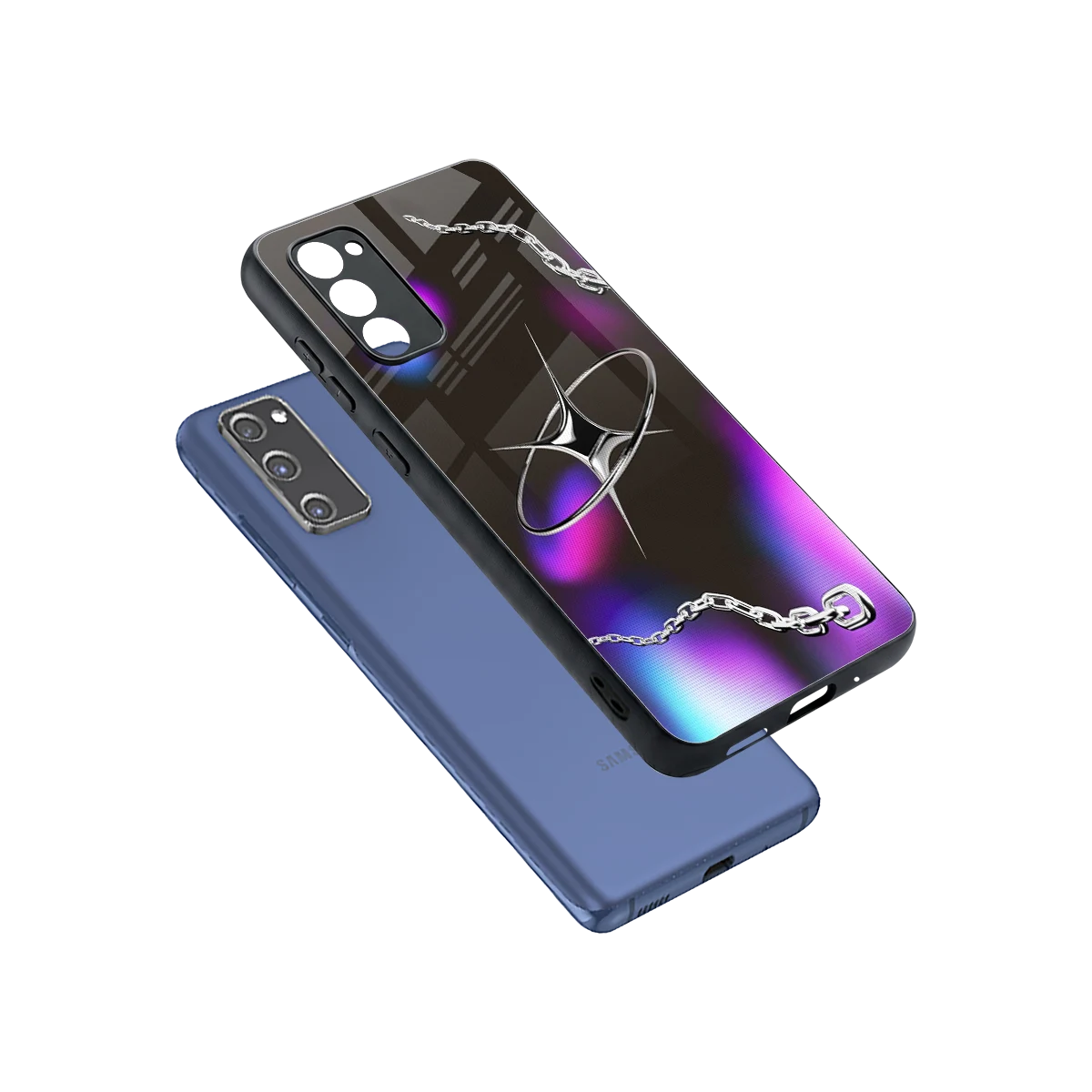 Star Luxe sleek samsung galaxy s20 fe cover with tempered glass back and TPU edges