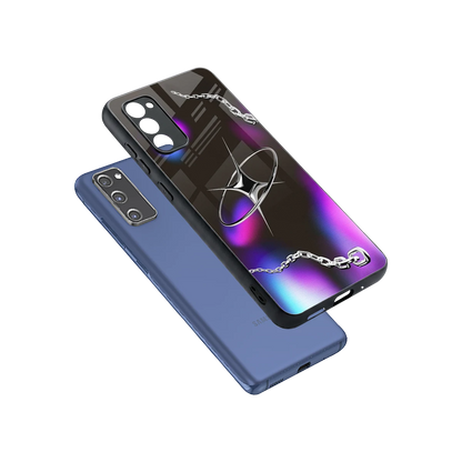 Star Luxe sleek samsung galaxy s20 fe cover with tempered glass back and TPU edges