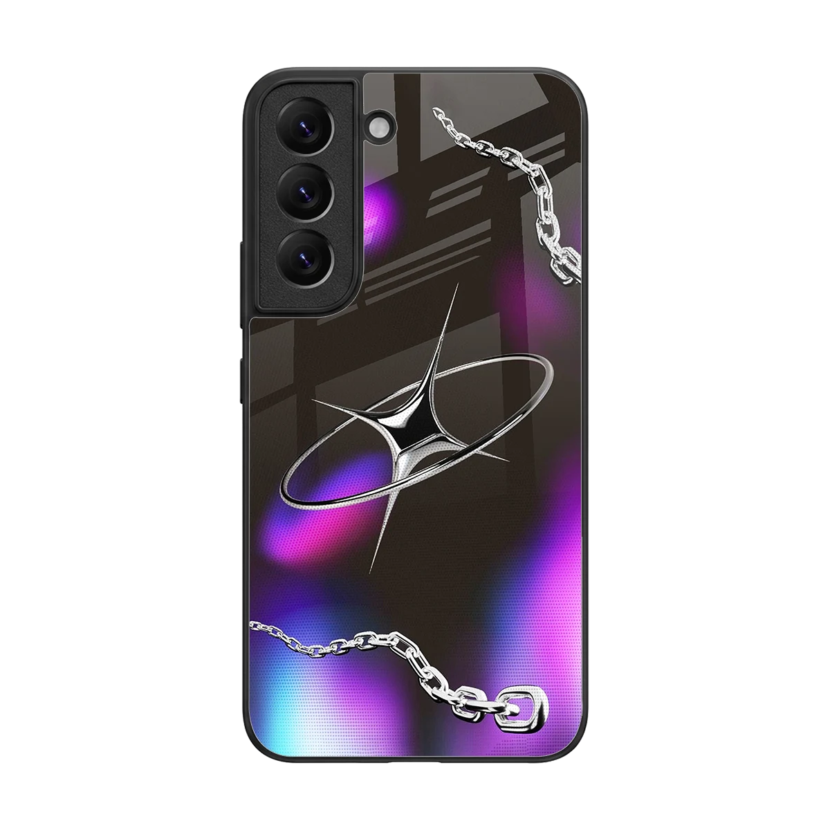 Star Luxe back phone cover | glass case for samsung galaxy s22