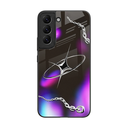 Star Luxe back phone cover | glass case for samsung galaxy s22