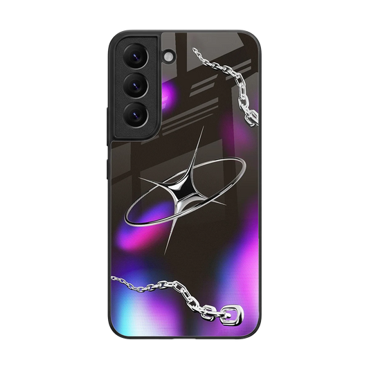 Star Luxe back phone cover | glass case for samsung galaxy s22