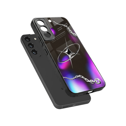 Star Luxe sleek samsung galaxy s22 cover with tempered glass back and TPU edges