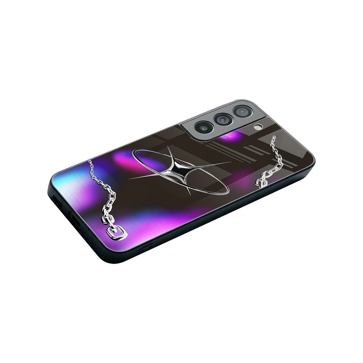 Star Luxe stylish phone case for samsung galaxy s22 | glossy glass and slim fit