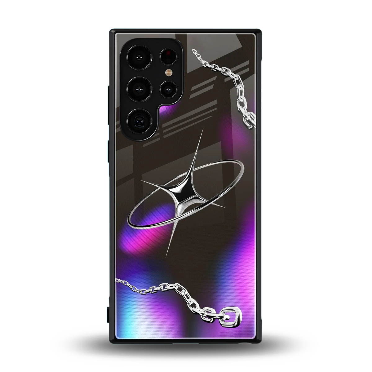 Star Luxe back phone cover | glass case for samsung galaxy s24 ultra