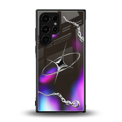Star Luxe back phone cover | glass case for samsung galaxy s24 ultra